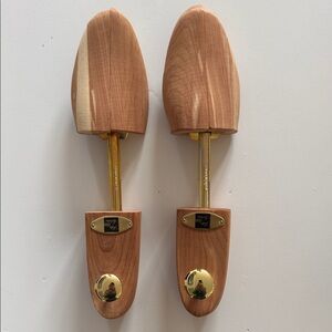 Saks Fifth Avenue Cedar and Gold Shoe Trees